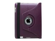 Fosmon 360 Degree Revolving PU Leather Case With Multi Angle Stand for Apple New iPad 3 w Magnetic Sleep Function