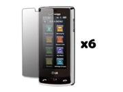 6 X Durable Screen Protector LCD Guard For LG VX9600 Versa by Fosmon