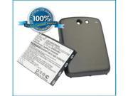 2400mAh Li ion Extended Battery with door for HTC Google Nexus One Google G5 by Fosmon