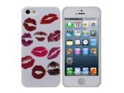 Fosmon SLIM Series Design Crystal Case for Apple iPhone 5 5S Lip Kisses