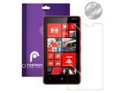 Fosmon Crystal Clear Screen Protector Shield for Nokia Lumia 820 3 Pack