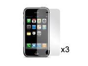 Fosmon Screen Protector Film 3 Pack for iPhone 3G 3GS
