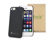 GreatShield DriftSand Series Slim Fit Snap On Protector Case for Apple iPhone 5 5S Black