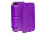 GreatShield ORI Style PU Leather Case for Apple iPhone 5 5S Dark Purple