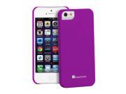 GreatShield Guardian Series Slim Fit Rubber Coated Hard Case for Apple iPhone 5 5S Purple