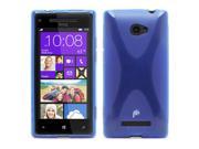 Fosmon DURA X Series TPU Skin Protective Case for HTC Windows Phone 8X Zenith Blue