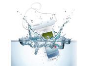 GreatShield MARINER 100% WaterProof IP68 Certified Case Pouch for Samsung Galaxy Google Nexus HTC BlackBerry White