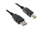 Fosmon High Speed USB 2.0 Cable Type A Male to Type B Male for Printers Scanners and Other Devices 15ft Black