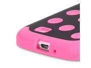 Fosmon HYBO BEETLE Series PC TPU Hybrid Bumper Case for Samsung Galaxy S4 IV I9500 Pink Black