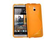 Fosmon DURA S Series Flexible SLIM Fit TPU Case for HTC One Mini HTC M4 Orange
