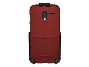 Seidio SURFACE Case and Holster Combo for use with Motorola Moto X Combo Pack Retail Packaging Garnet Red