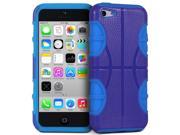 Fosmon HYBO BBALL Series Hybrid Silicone PC Case for Apple iPhone 5C Blue Blue