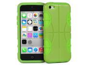 Fosmon HYBO BBALL Series Hybrid Silicone PC Case for Apple iPhone 5C Green Green