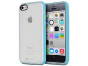 GreatShield Guardian Series Frosted TPU PC Frame Case for Apple iPhone 5c Translucent Blue