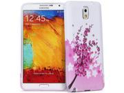 Fosmon DURA DESIGN Series Flexible TPU Case for Samsung Galaxy Note 3 Note III Spring Flower