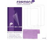Fosmon Clear Screen Protector for 2013 Apple iPad Air 9.7 Tablet 3 Pack