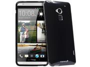 Fosmon DURA CANDY Ultra Slim Case Glossed TPU Cover for HTC One Max T6 Black