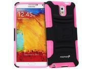 Fosmon Samsung Galaxy Note 3 Note III [STURDY Series] Heavy Duty KickStand Case Cover with Belt Clip Tough Shell Holster