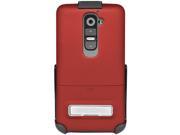 Seidio LG G2 Optimus G2 AT T Sprint T Mobile International SURFACE w Metal Kickstand Combo Not for Verizon Garnet Red