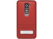 Seidio LG G2 Optimus G2 AT T Sprint T Mobile International SURFACE w Metal Kickstand Not for Verizon Garnet Red