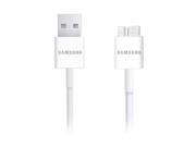 Samsung Galaxy Note 3 USB 3.0 5 Feet Data Cable White