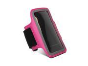 Fosmon Apple iPhone 5 5S 5C FORCE Series Sport Fitness Gym Jogging Sweat Resistant Neoprene with Adjustable Strap Armband Pink
