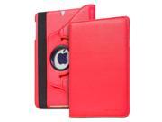 Fosmon GYRE 360 Rotating Leather Case with Auto Sleep Wake Cover for Apple iPad Mini with Retina Display Tablet Red