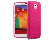 GreatShield FLEXI Easy Rubber Grip Design Slim Fit TPU Case Cover for Samsung Galaxy Note 3 III N9000 Retail Packaging Hot Pink