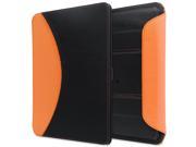 GreatShield LEAN Slim Fit Bluetooth Keyboard Case with Sleep Wake Cover for Kindle Fire HDX 8.9 Retail Packaging Orange Black