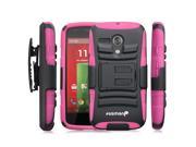 Fosmon STURDY Shell Holster Case with Kickstand for Motorola Moto G