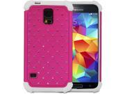 Fosmon HYBO SD Diamond Star Design Hybrid Case for Samsung Galaxy S5