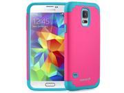 Fosmon HYBO DUOC Slim Fit Dual Layer Hybrid Case for Samsung Galaxy S5 Retail Packaging