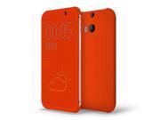 HTC Dot View Case for HTC One M8 Orange Popsicle