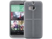 GreatShield FLEXI TPU durable Design Case for HTC One M8 Gray