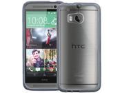 GreatShield RETAIN Hybrid PC TPU Case for HTC One M8 Gunmetal Gray