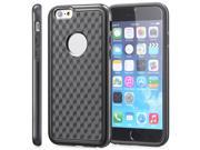 Fosmon DURA HOLOGRAM Stereoscopic Wall 2 in 1 TPU PC Case for Apple iPhone 6 4.7 Black PC Black TPU