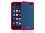 Fosmon HYBO DUOC Detachable Hybrid Dual Layer PC Silicone Case for Amazon Fire Phone Red Silicone Navy Blue PC