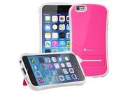 GreatShield GUARDIAN PC TPU Hybrid Case with Kickstand for Apple iPhone 6 4.7 Cherry White
