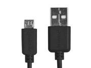 Fosmon VIVID 2.1v Micro USB Round Sync and Charge Cable 3ft 4 inches 40 inches Black