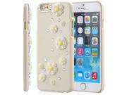 Fosmon GEM SUN 3D Bling Sunflower Design Snap On Polycarbonate PC Case for Apple iPhone 6 4.7 Yellow