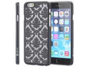 Vena TACT Damask Design Rubber Coated Polycarbonate Hard Case Cover for Apple iPhone 6 4.7 Black