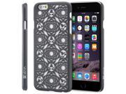 Vena TACT Polygon Design Rubber Coating Case for Apple iPhone 6 Plus 5.5 Black
