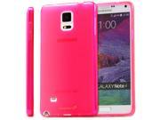 Fosmon DURA FRO Flexible TPU Case for Samsung Galaxy Note 4 Hot Pink