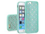 Vena TACT ARMOR Polygon Design Hybrid PC TPU Case Cover for Apple iPhone 6 4.7 Teal