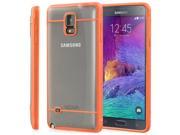 Vena RADIANT Hybrid 2 in 1 Slim Case for Samsung Galaxy Note 4 Transparent Orange
