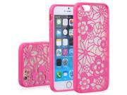 Vena TACT ARMOR Flora Design PC TPU Case Cover for Apple iPhone 6 Plus 5.5 Pink