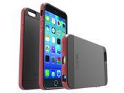 Vena vFrame Hybrid Metal Bumper Frame Aluminum TPU Case for Apple iPhone 6 Plus 5.5 Metal Red