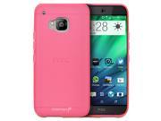 Fosmon DURA FRO Flexible TPU Case for HTC One M9 Hot Pink