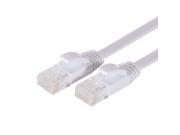 Fosmon 50 Feet Cat5e Networking Flat Tangle Free Ethernet Patch Cable White