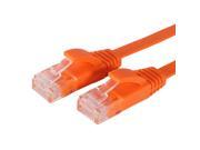 Fosmon Cat6 Flat Snagless Network Ethernet Patch Cable 100 Feet Orange